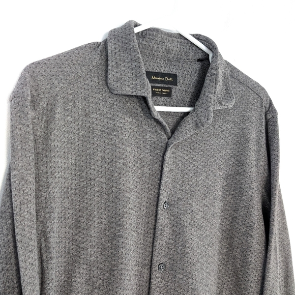 Massimo Dutti Men's Polka Dot Button Down Shirt - Size XL - Picture 3 of 9